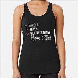 Mentally Dating Marion Cotillard Racerback Tank