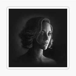 Marion Cotillard Portrait - Two Days, One Night, Inception, Rust and Bone, La Vie En Rose Sticker