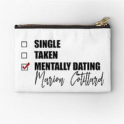Mentally dating Marion Cotillard Zipper Pouch