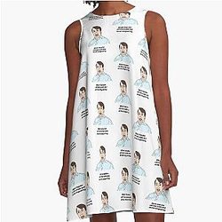 MARK CORRIGAN BLINK A-Line Dress