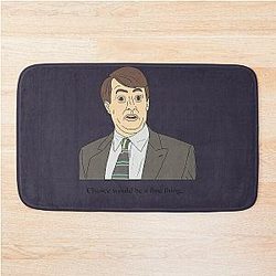 Vintage Photo Peep Show Mark Corrigan Bathroom Gift Music Fan Mat