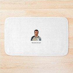 What about the poo - Peep Show Bath Mat - Mark Corrigan quote