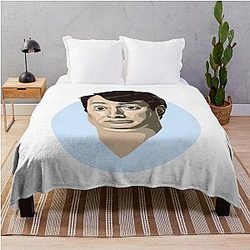 Mark Corrigan - Peep Show Throw Blanket