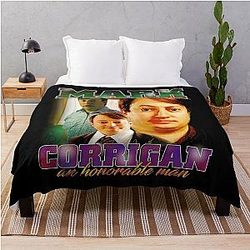 Mark Corrigan 90s Rap Throw Blanket