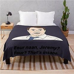 Secret Peep Show Mark Corrigan Movie Fan Throw Blanket