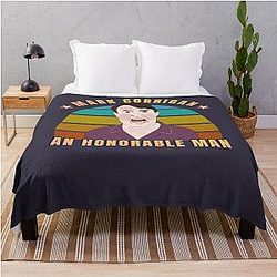 Peep Show Mark Corrigan Funny Graphic Gifts Throw Blanket