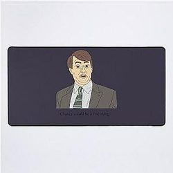 Vintage Photography Peep Show Mark Corrigan Music Fan Desk Mat