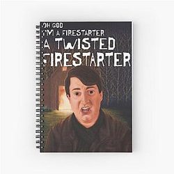 Mark Corrigan - Firestarter Spiral Notebook