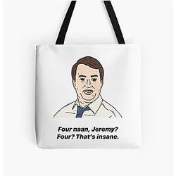 MARK CORRIGAN FOUR NAAN All Over Print Tote Bag