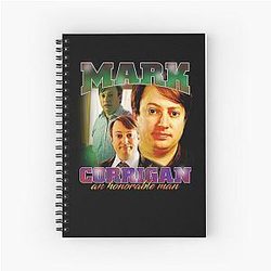 Mark Corrigan For Men and Women Spiral Notebook
