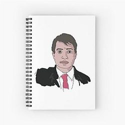 Peep Show Mark Corrigan Spiral Notebook