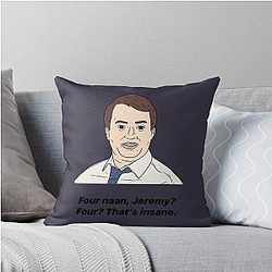 Secret Peep Show Mark Corrigan Gifts Fan Throw Pillow