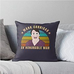 Music Vintage Peep Show Mark Corrigan Funny Throw Pillow