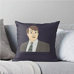 Vintage Photograph Mark Corrigan Gifts Music Fan Throw Pillow