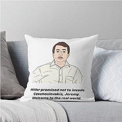 MARK CORRIGAN CZECHOSLOVAKIA Throw Pillow