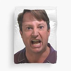 Mark Corrigan Christmas Duvet Cover