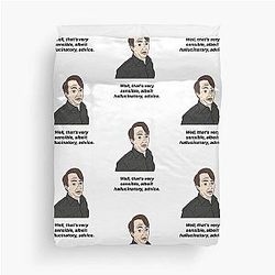 MARK CORRIGAN HALLUCINOGENIC ADVICE DUVET COVER