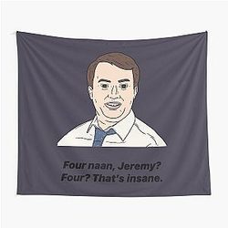 Secret Peep Show Mark Corrigan Gift Movie Fan Tapestry