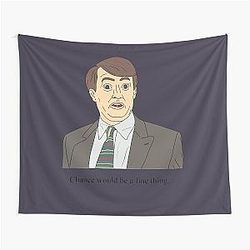 Vintage Photo Peep Show Mark Corrigan Gift Music Fan Tapestry