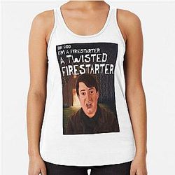 Mark Corrigan - Firestarter Racer Tank Top