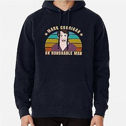 Music Vintage Mark Corrigan Funny Graphic Pullover Hoodie