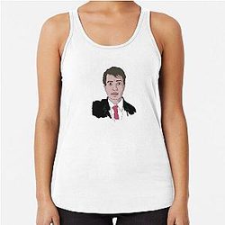 Peep Show Mark Corrigan Racerback Tank Top