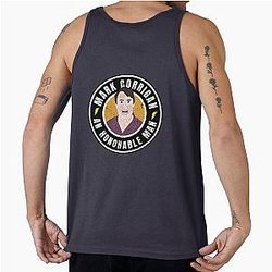 Music Retro Peep Show Mark Corrigan Graphic Gift Tank Top