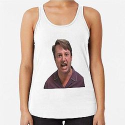 Mark Corrigan Christmas Racer Back Tank Top