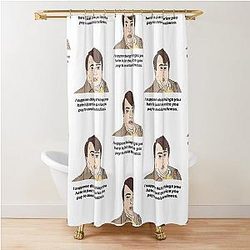 Mark Corrigan Loneliness Shower Curtain