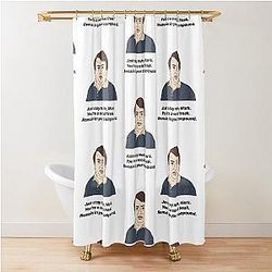 MARK CORRIGAN Social Freak Shower Curtain