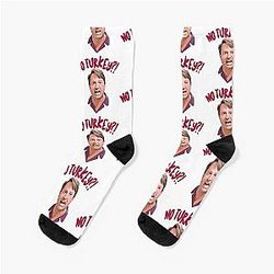 No Turkey Mark Corrigan Peep Show Meltdown Classic Socks