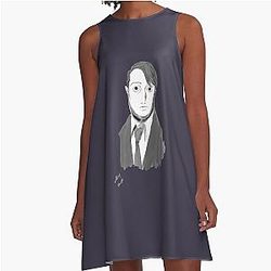 Special Present Peep Show Mark Corrigan Cute Graphic Gift A-Line Dress