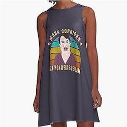 Music Vintage Funny Graphic Gifts A-Line Dress
