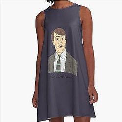 Vintage Photograph Peep Show Mark Corrigan Gifts Music Fan A-Line Dress
