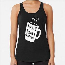 Wakey wakey protocol, markiplier Racerback Tank Top