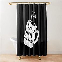 Wakey Protocol Markiplier Space Shower Curtain