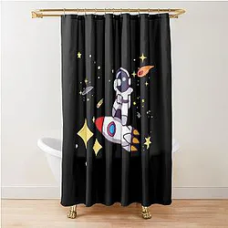 Markiplier Space Shower Curtain