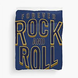 Markiplier Space Duvet Cover, Forever Rock and Roll