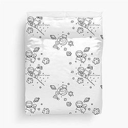 Markiplier Space Kitty Cat in Space Duvet Cover