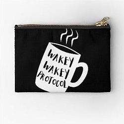 Wakey wakey protocol markiplier space zipper pouch