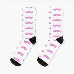 Markiplier pink mustache Socks