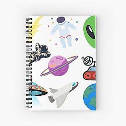 Markiplier Space Spiral Notebook