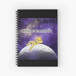 Markiplier Space Is Future Ya Spiral Notebook