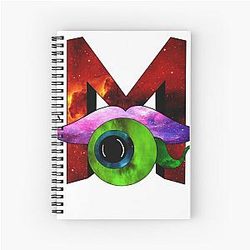 Markiplier and Jacksepticeye Fusion Spiral Notebook