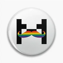 Markiplier pride logo pin