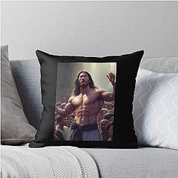Markiplier Jesus Throw Pillow