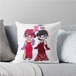 Darkiplier and Wilford Dress-up, Markiplier Fan-Art Throw Pillow
