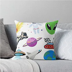 Markiplier Space Throw Pillow