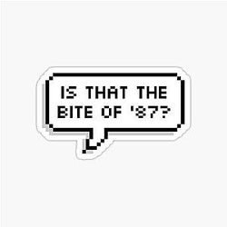 Bite of '87 - Markiplier Sticker