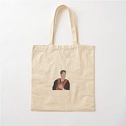 Mark Sloan holding Sofia Cotton Tote Bag
